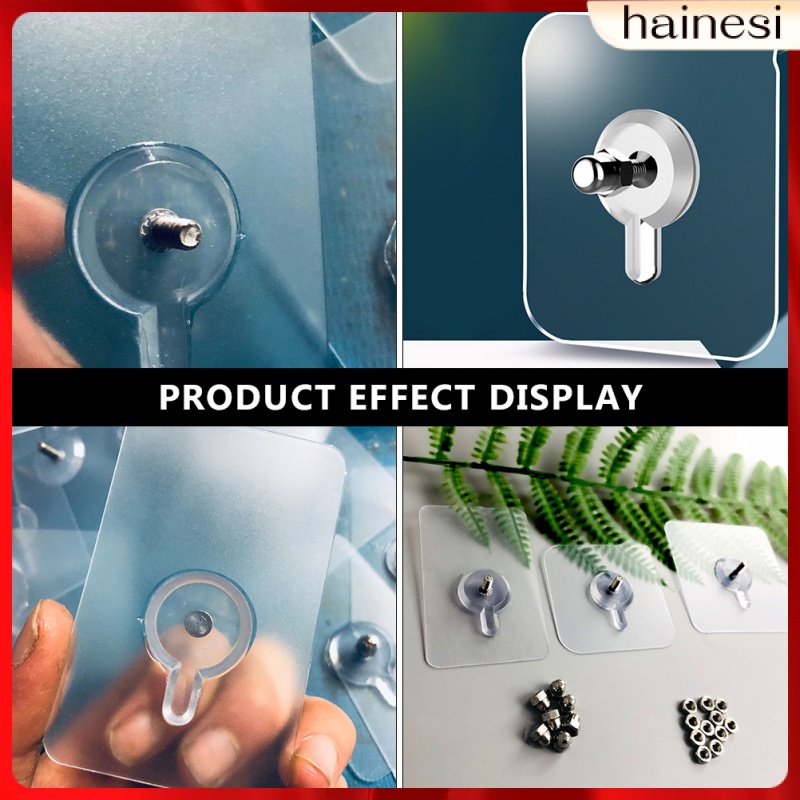 Set 10 Móc Treo Đồ Dán Tường Không Để Lại Dấu Vết