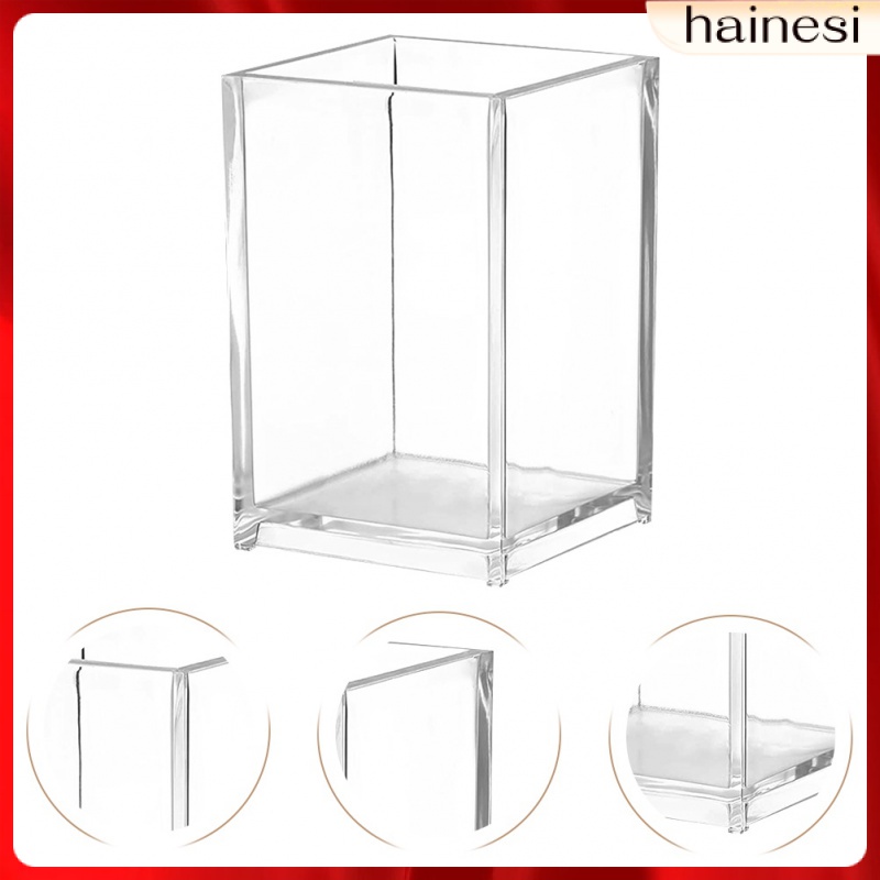 Set 4 Giá Đỡ Bút Bằng Acrylic Trong Suốt Sắp Xếp Gọn Gàng Để Bàn Trang Trí