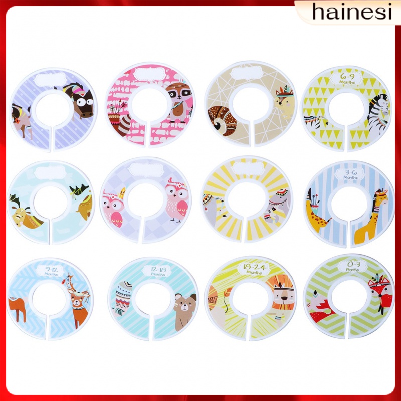 Set 12 Miếng Nhựa Chia Ngăn Tủ Quần Áo Em Bé