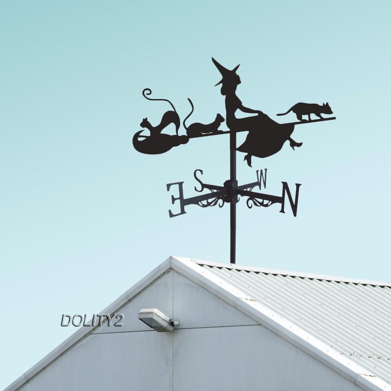 [Dolity2] Dụng Cụ Đo Hướng Gió Bằng Sắt Rèn Luyện Thời Tiết Cho Sân Vườn