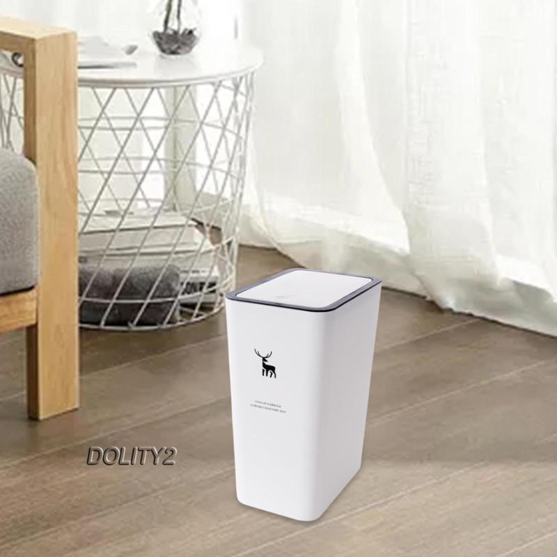 Thùng Rác 2 Ngăn Có Nắp Đậy Tiện Dụng Cho Gia Đình