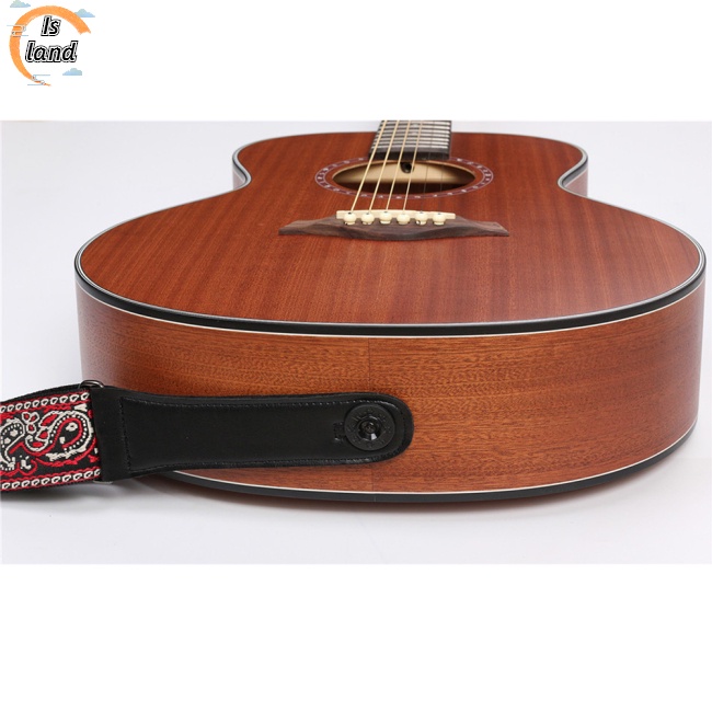 Dây Đeo Đàn Guitar Bản Rộng 5cm Thêu Họa Tiết Có Thể Điều Chỉnh Độ Dài