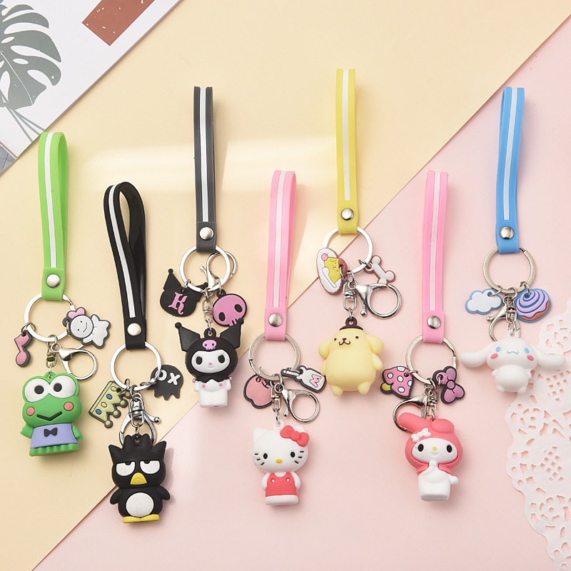 Sanrio Móc Chìa Khóa Hình Động Vật Hoạt Hình Đáng Yêu