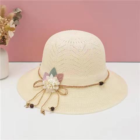Mũ Rộng Vành Đính Hoa Thời Trang Nữ Tính