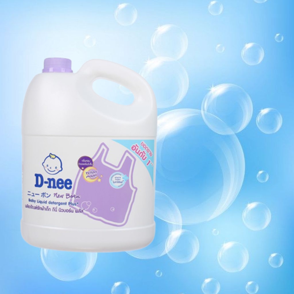 Nước Giặt Dnee 3000Ml Thơm Dịu An Toàn Cho Bé - Nước Giặt Thái Hàng Chính Hãng Có Tem Đại Thịnh