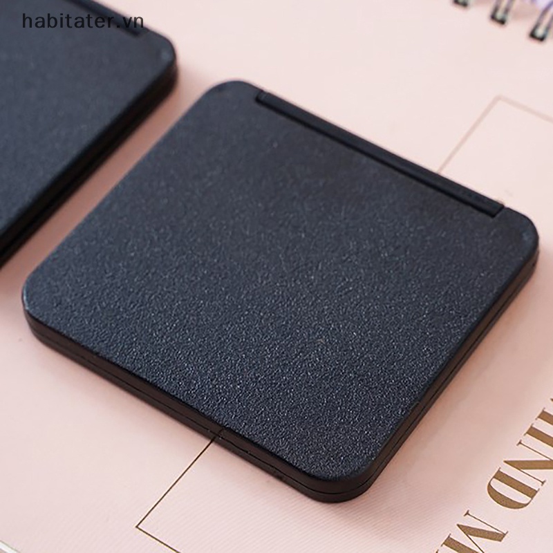 Gương Trang Điểm Mini Hình Vuông Gấp Gọn Tiện Dụng