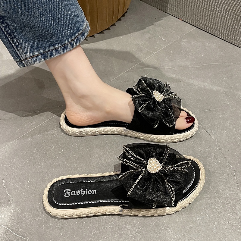 Sandal Thắt Nơ Phiên Bản Hàn Quốc Mới Dành Cho Nữ