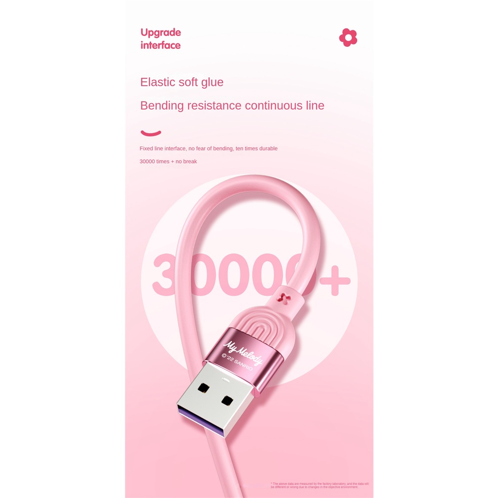 Dây Cáp Sạc Nhanh 5a 1 Trong 3 Tự Động Bật Tắt Hình Nhân Vật Hoạt Hình sanrio Dễ Thương Cho android apple type-c