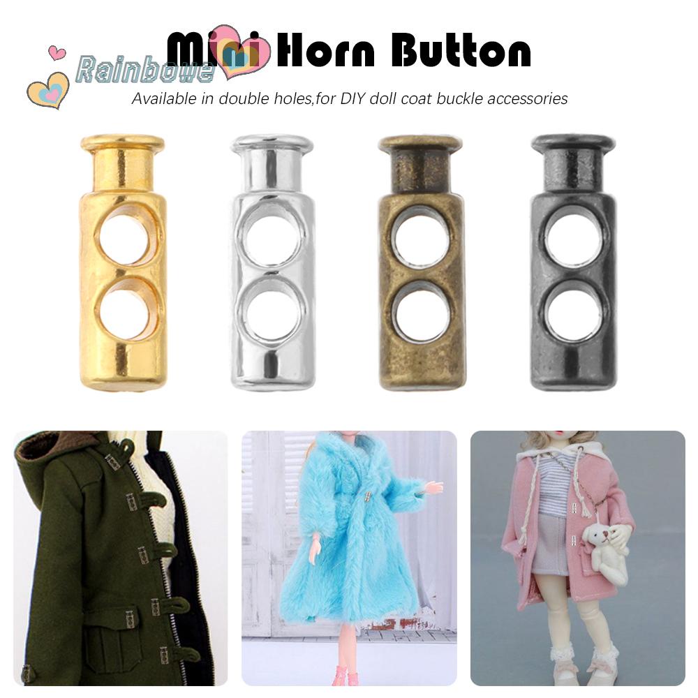 Nút Sừng Mini Màu Cầu Vồng Dùng Làm Đồ Thủ Công DIY