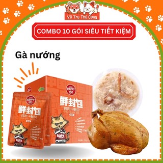 Combo 10 gói Pate Wanpy Happy 100 cho Mèo