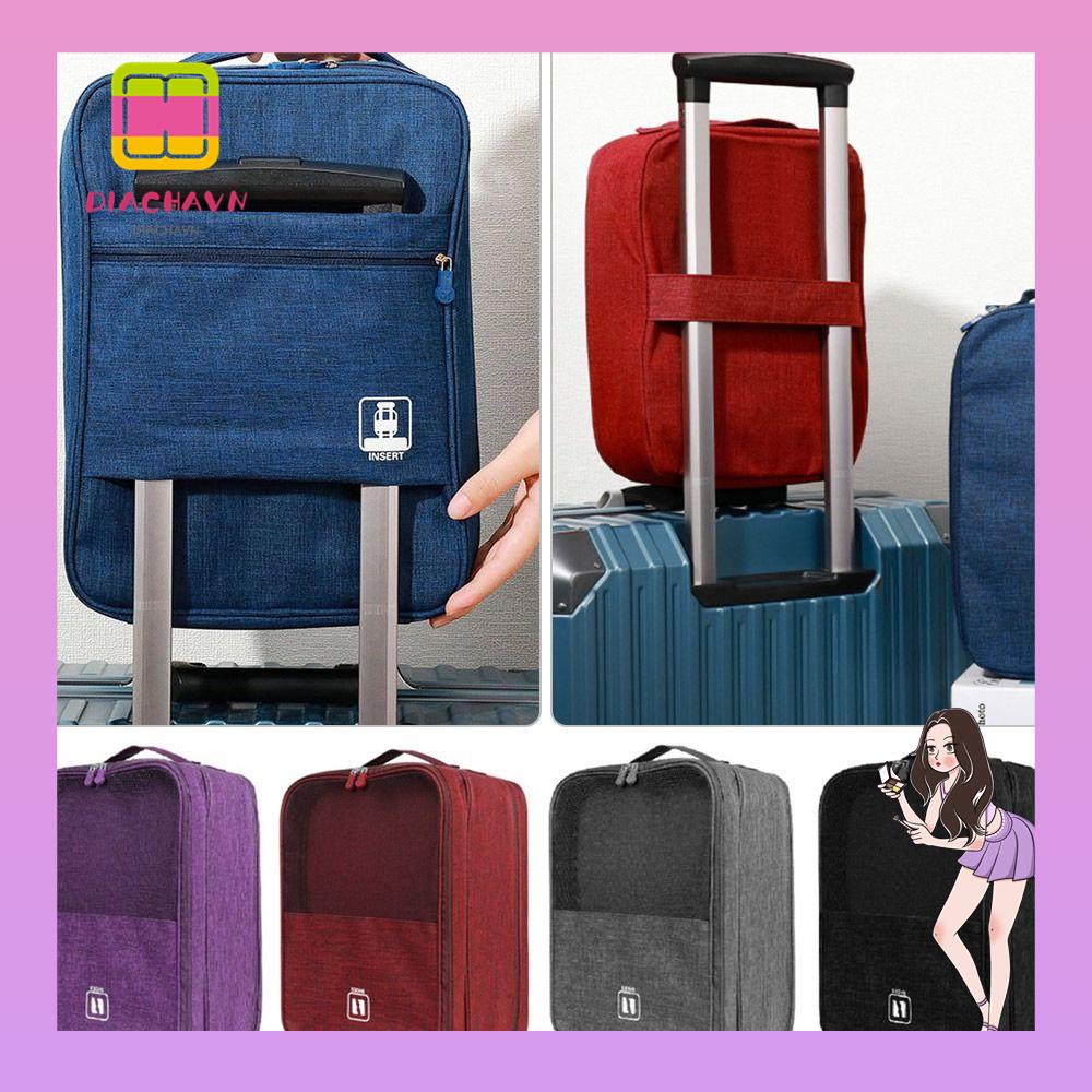 Zodiachavn Túi Đựng Giày 3 Lớp Có Tay Cầm Dùng Khi Đi Du Lịch