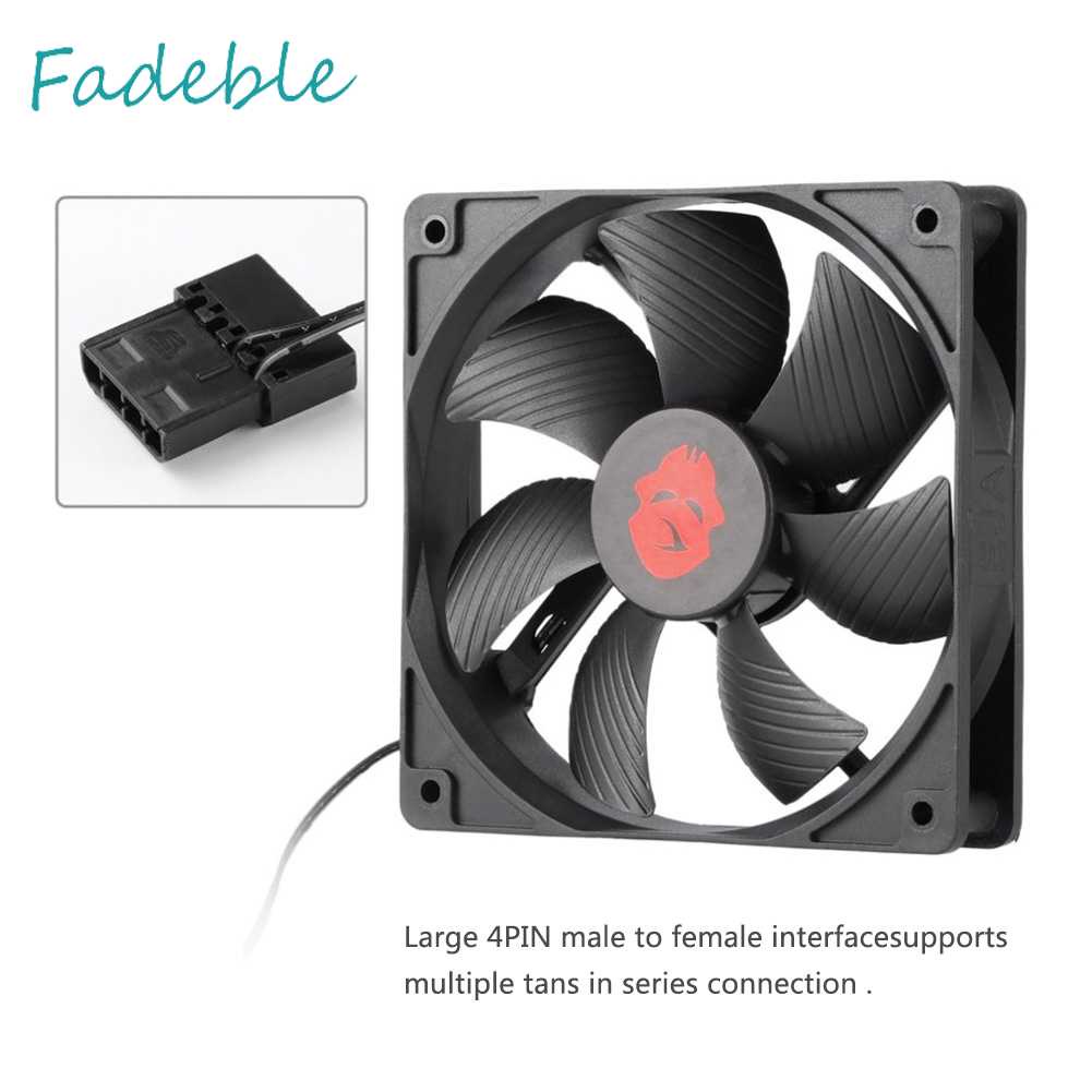 Quạt Tản Nhiệt 12cm 4 Pin Tốc Độ Cao Cho Máy Tính