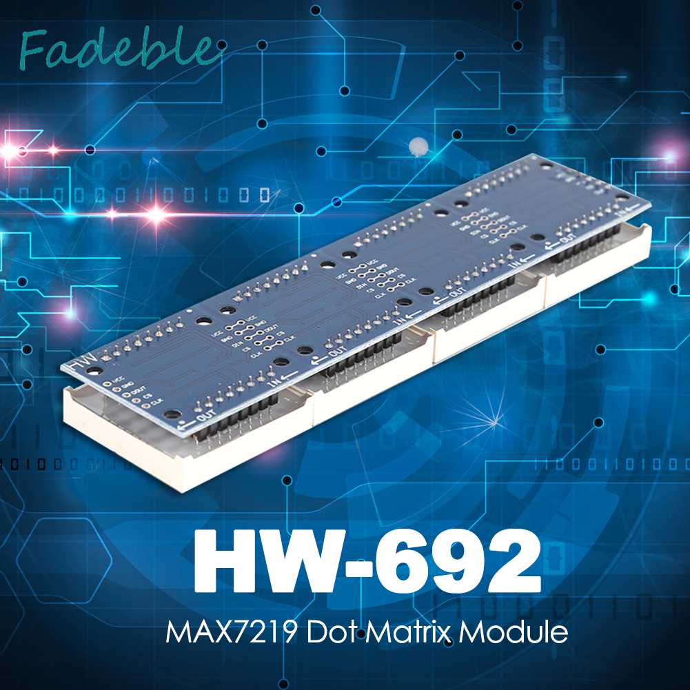 Bảng Mạch Điều Khiển Ma Trận 4 Trong 1 MAX7219