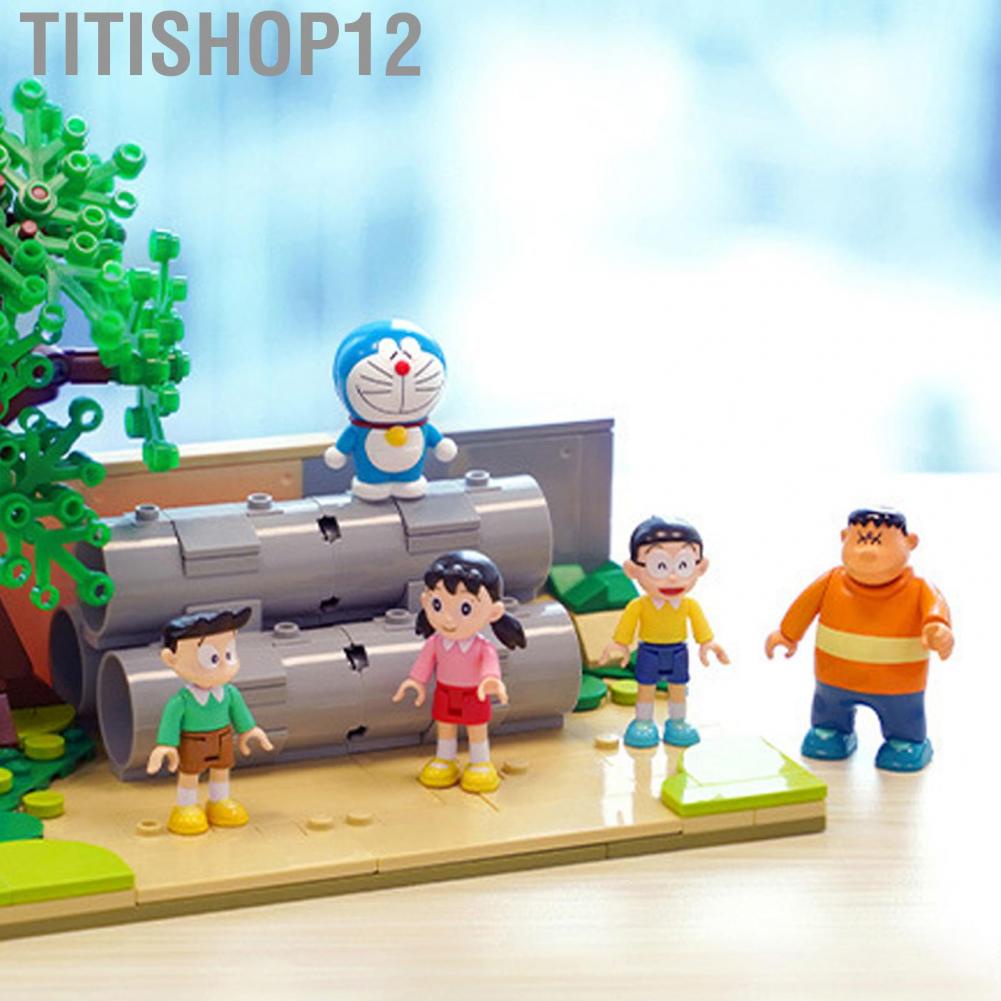 Titishop12 Building Blocks Cute Cartoon Characters Innovative Office Decoration Children Toy Type 1