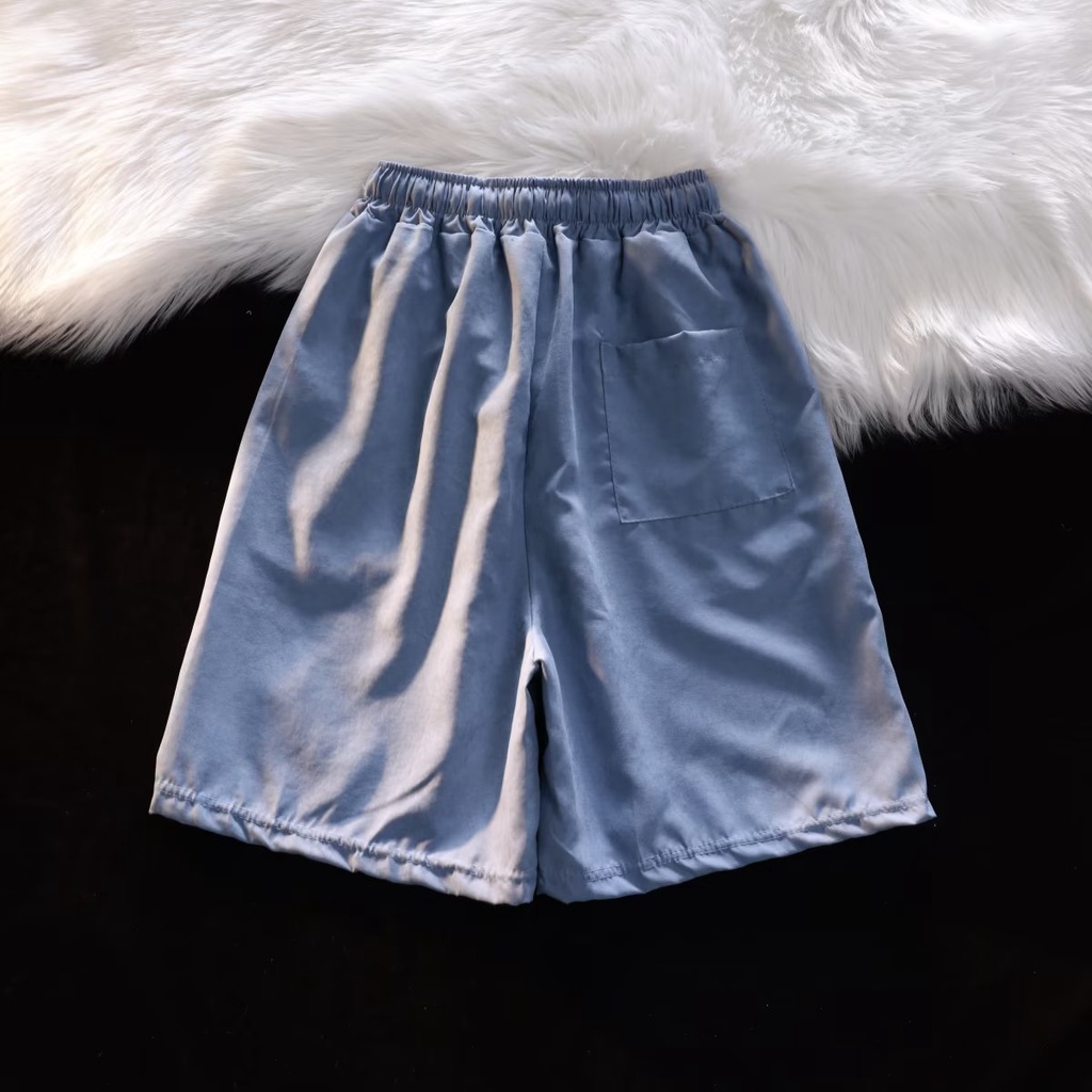 Quần Short Thể Thao Dáng Rộng In Họa Tiết Phong Cách Hip Hop Đường Phố Mỹ Thời Trang Mùa Hè Cho Nam