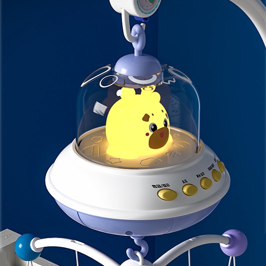 (CD) Đồ Chơi Lục Lạc Lắp Ráp Hoạt Hình Có Chuông Thời Gian Làm Quà Sinh Nhật Cho Bé