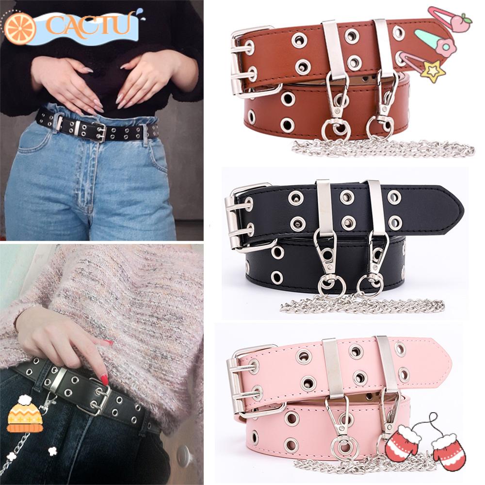 Thắt Lưng Có Dây Xích Phong Cách Punk Mới Dành Cho Nữ