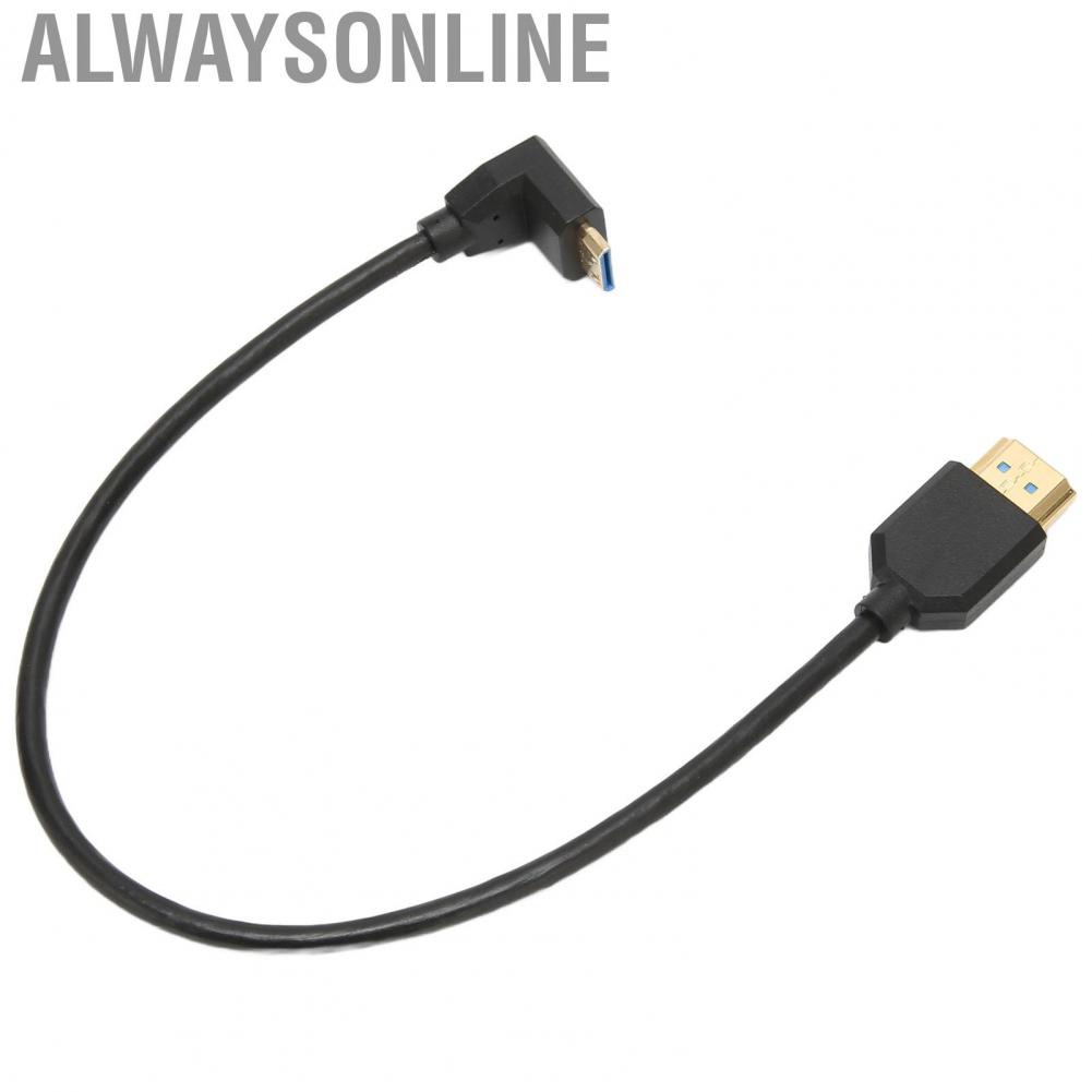 Alwaysonline HD Multimedia Interface Extension Line  Cable Gold Plated Connectors for Video Conferencing Systems Monitors