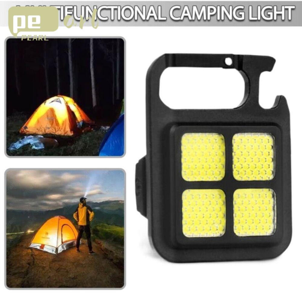 .Móc Khóa Đèn Pin COB Mini Đa Năng Chất Liệu Nhựa ABS