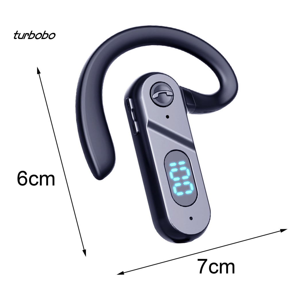 Tai Nghe Thể Thao Không Dây Bluetooth 5.2 turbobo V28 Màn Hình LED Kỹ Thuật Số Dạng Móc Vành Tai