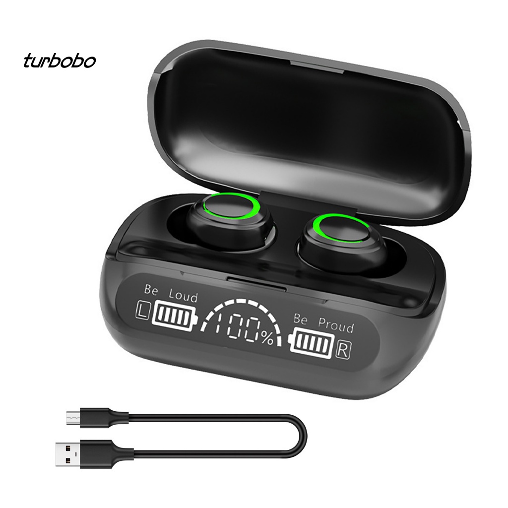 Tai Nghe Nhét Tai Không Dây XG02 Kết Nối Bluetooth 5.1 Âm Thanh HiFi Có Màn Hình LED Kèm Hộp Sạc