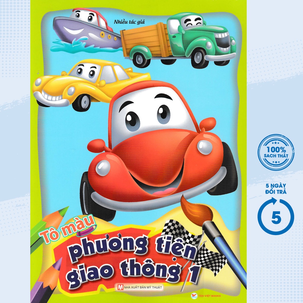 Sách - Tô Màu Phương Tiện Giao Thông 1 - TV