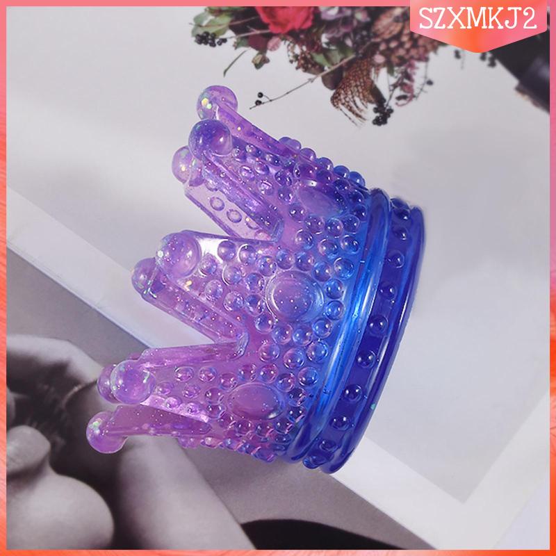 Khuôn Silicon Làm Giá Đỡ Nhẫn Hình Vương Miện DIY