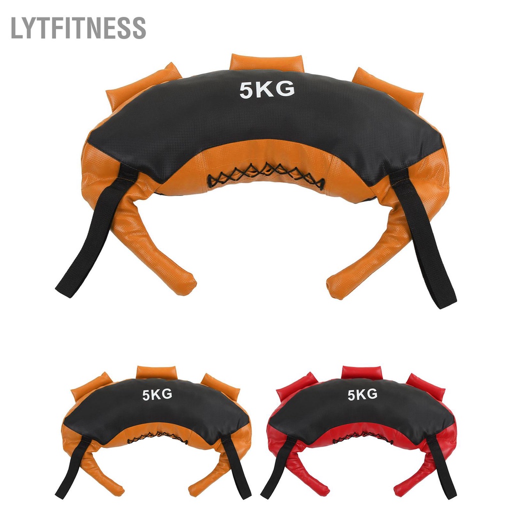 LYTFitness Bao cát Bulgary Vỏ nhựa PVC Túi tập thể dục di động cho phòng hình Tập luyện chéo