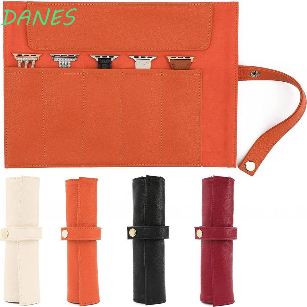 Túi Da PU Cuộn Đựng Đồng Hồ Đeo Tay Chống Thấm Nước Tiện Dụng Ốp