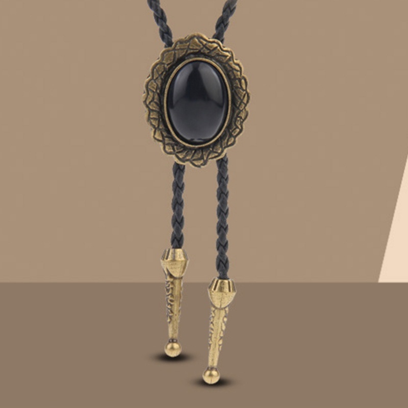 Cà Vạt Cao Bồi Bolo Bằng Da Phong Cách Cao Bồi Châu Âu