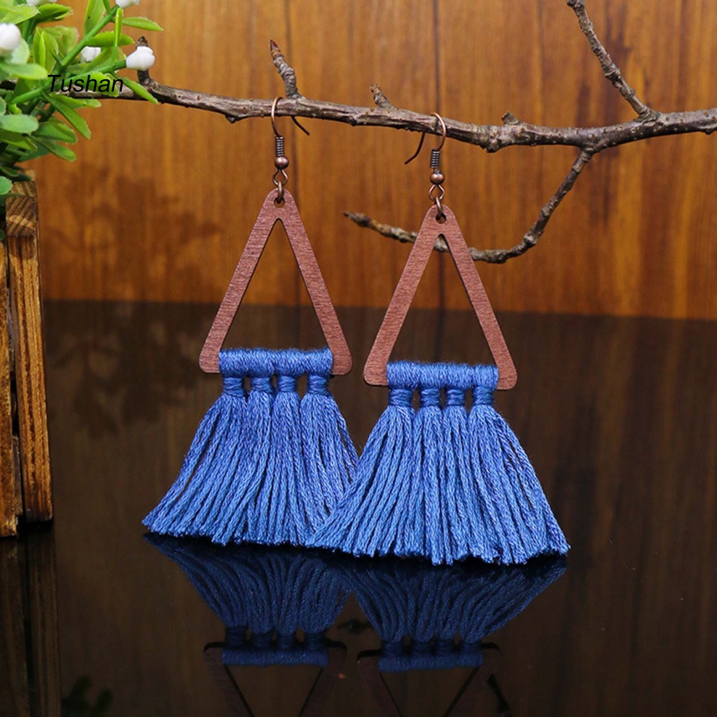 1 Đôi Khuyên Tai Nữ Phong Cách Bohemian Xinh Xắn