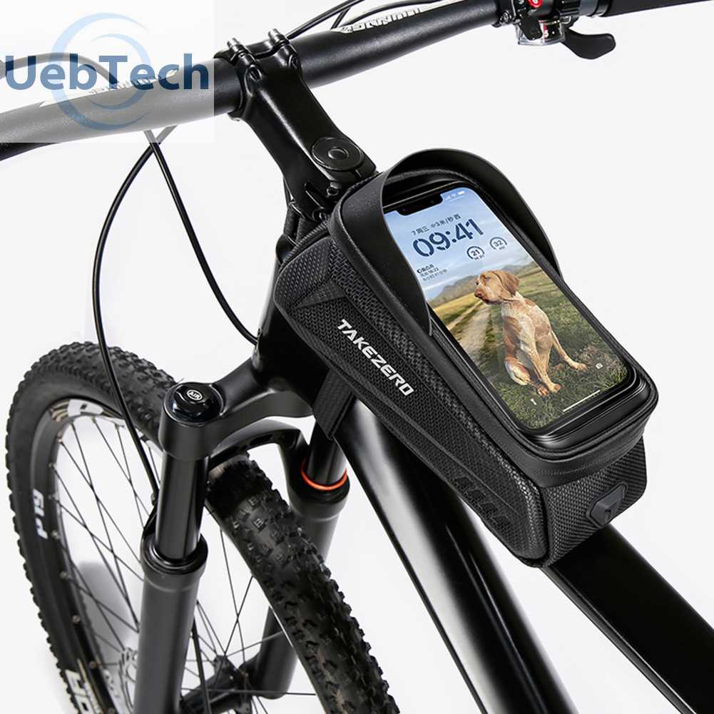 Túi Đựng Điện Thoại Cảm Ứng 1L Họa Tiết Phản Quang Chống Thấm Nước Gắn Xe Đạp Ốp