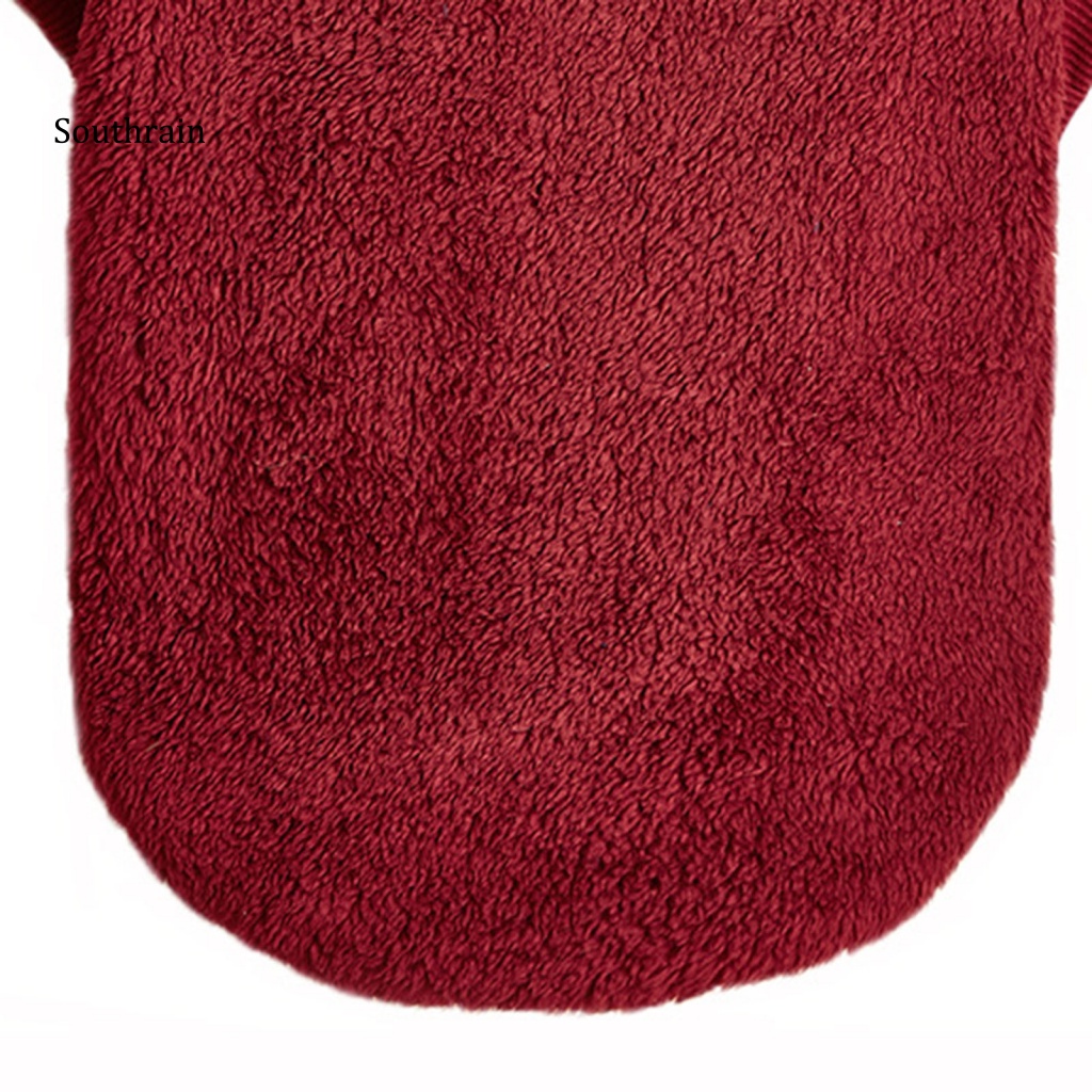 Áo Sweater 2 Lớp Bằng Polyester Giữ Ấm Mùa Thu Đông Chống Mài Mòn Cho Thú Cưng