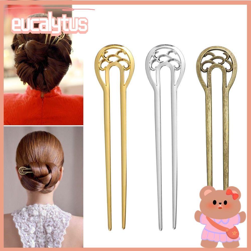 Trâm Cài Tóc Hợp Kim Hình Chữ U Tạo Kiểu Tóc Sành Điệu Cho Nữ