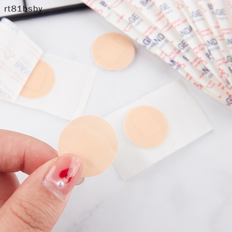 Bộ 50 Băng Dán Y Tế Chống Thấm Nước Hình Tròn