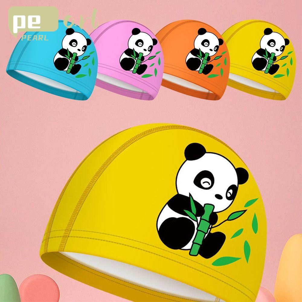 .Mũ Bơi Bảo Vệ Tai Free size Thiết Kế Xếp Ly Thời Trang Đi Bơi Cho Bé