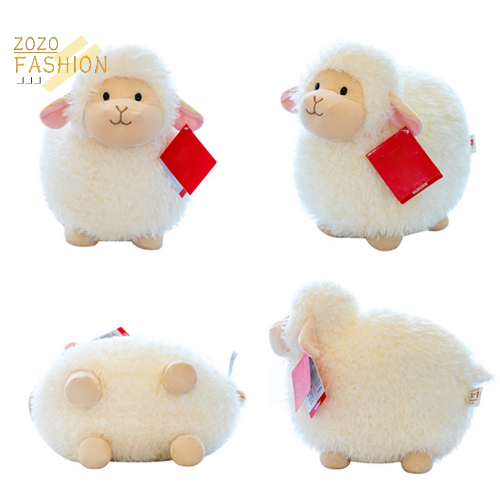 Thú Nhồi Bông Hình Lạc Đà Alpaca Kích Thước 22 / 35 / 45cm Trang Trí Nhà Cửa