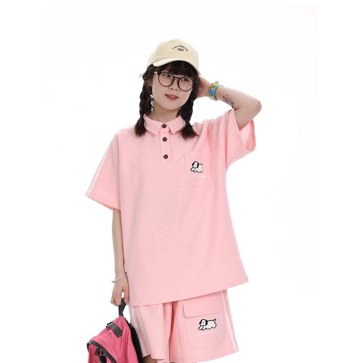 Set Đồ Thể Thao Ngắn Tay Thiết Kế Mới Năng Động Thời Trang Dành Cho Mùa Hè