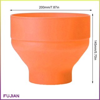 Microwave Foldable Popcorn Bucket Silicone Bowl Creative High Temperature Resistant Large Covered [B/9]