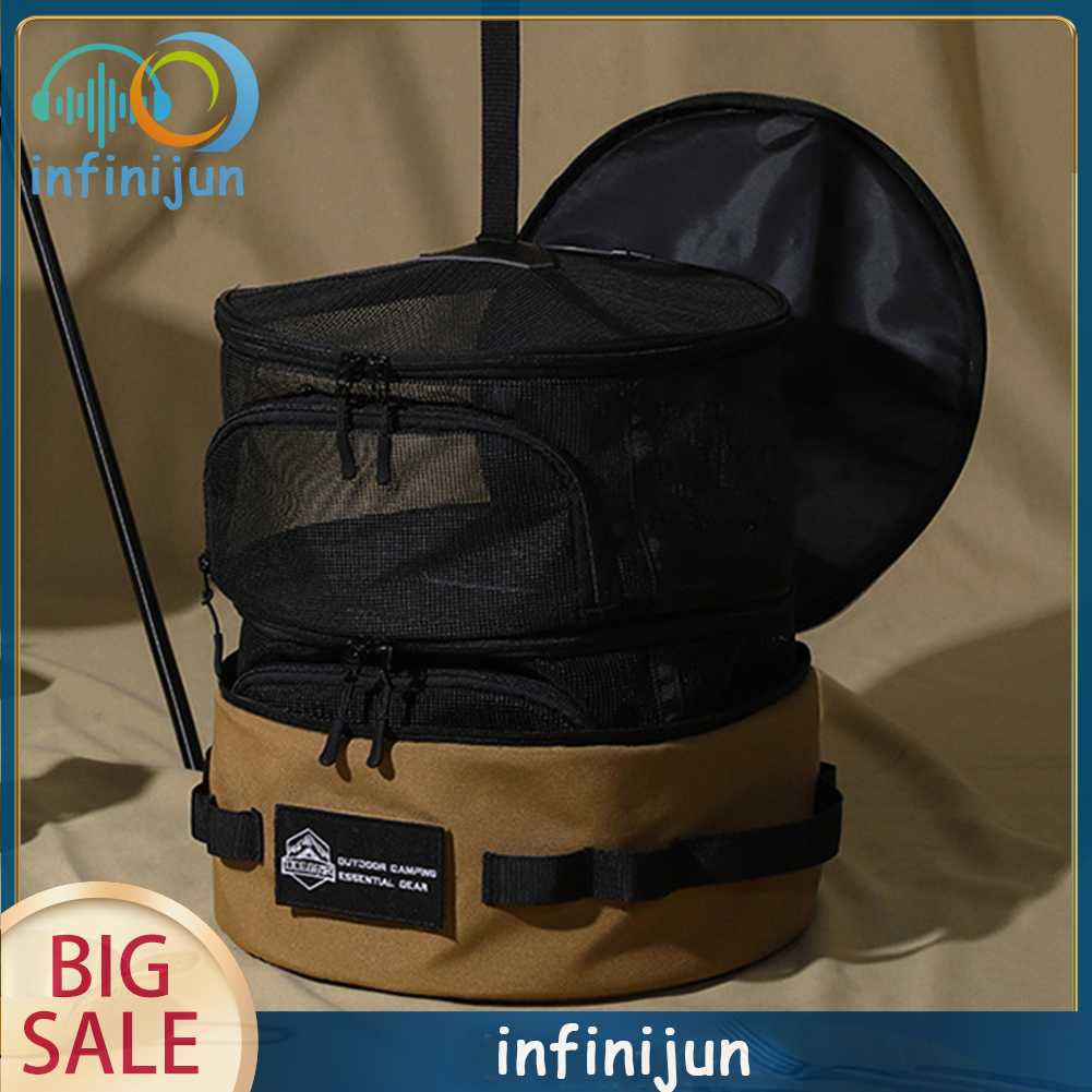 Túi Đựng Dụng Cụ Nấu Ăn Cắm Trại Chống Rơi Vỡ Giá Đỡ