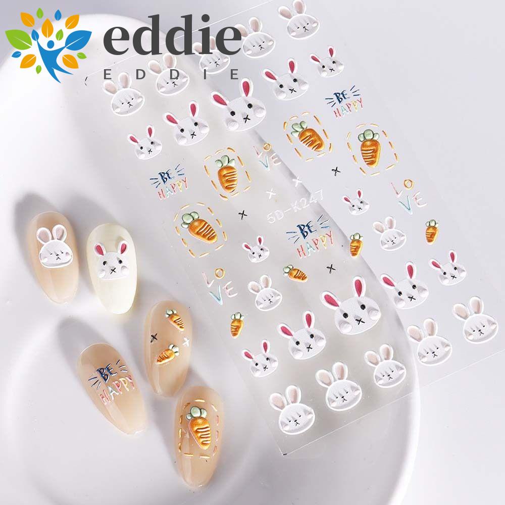 Miếng Dán Trang Trí Móng Tay Họa Tiết Hoạt Hình Hoa Tulip 26 Edie