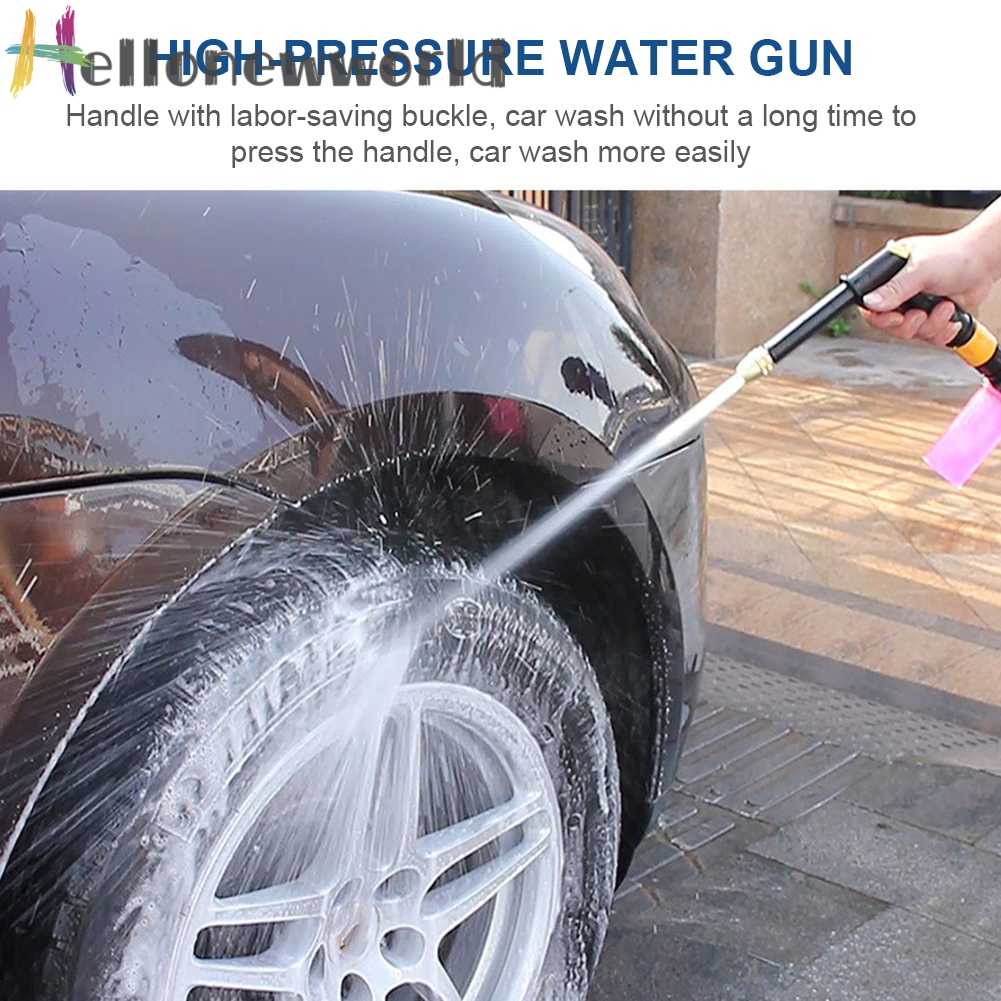 Súng Xịt Nước Rửa Xe Áp Suất Cao Có Đầu Nối