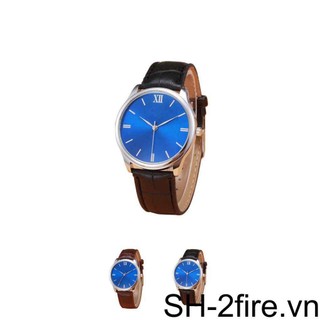 Đồng hồ nam dây da mặt tròn thời trang