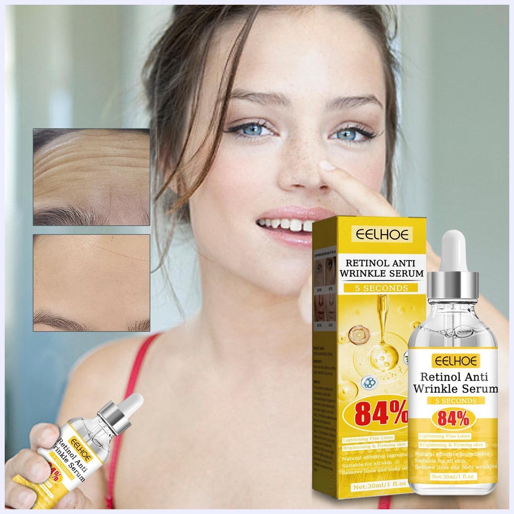 EELHOE Retinol Anti-Wrinkle Essence Làm căng da mặt, mờ nếp nhăn rãnh mũi má, dưỡng da chống lão hóa