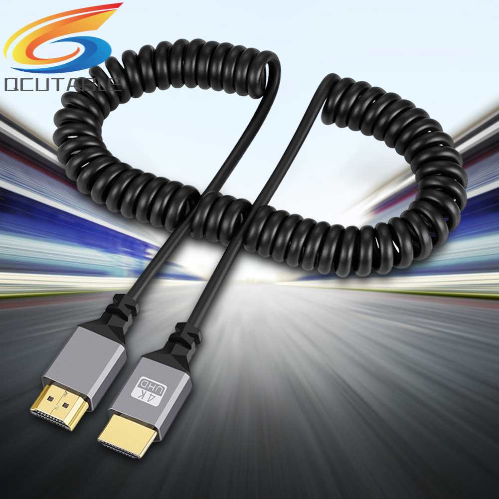 Dây Cáp Lò Xo Nối Dài Đầu Đực Sang Đầu Đực Cho Máy Ảnh