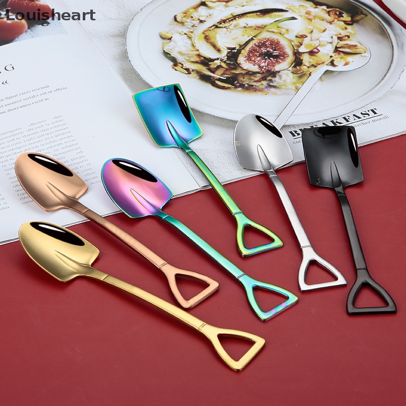 Muỗng Cà Phê / Kem / Dưa Hấu Bằng Thép Không Gỉ Louisheart TFG