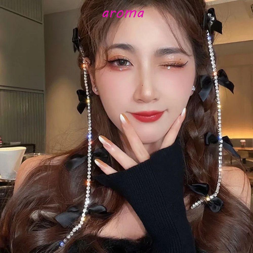 Kẹp Tóc Hình Bươm Bướm Phối Tua Rua Dài Phong Cách Vintage Thanh Lịch Cho Nữ