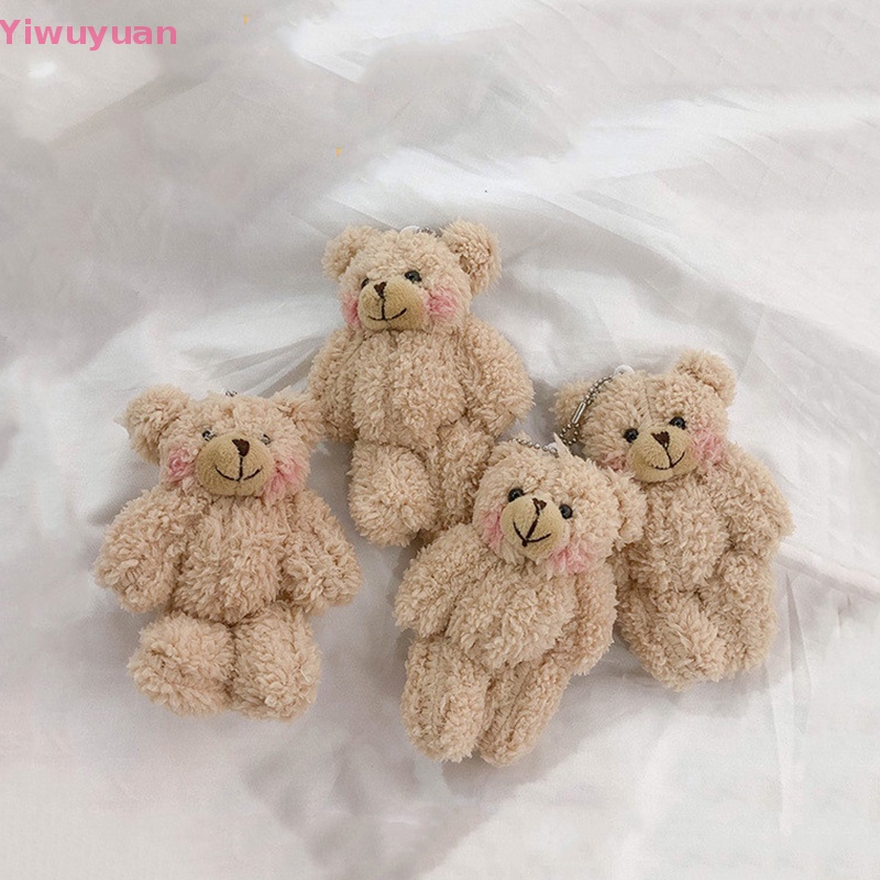 < Yiwuyuan > Móc Khóa Thỏ / Gấu Bông Hoạt Hình Dễ Thương Cho Nữ