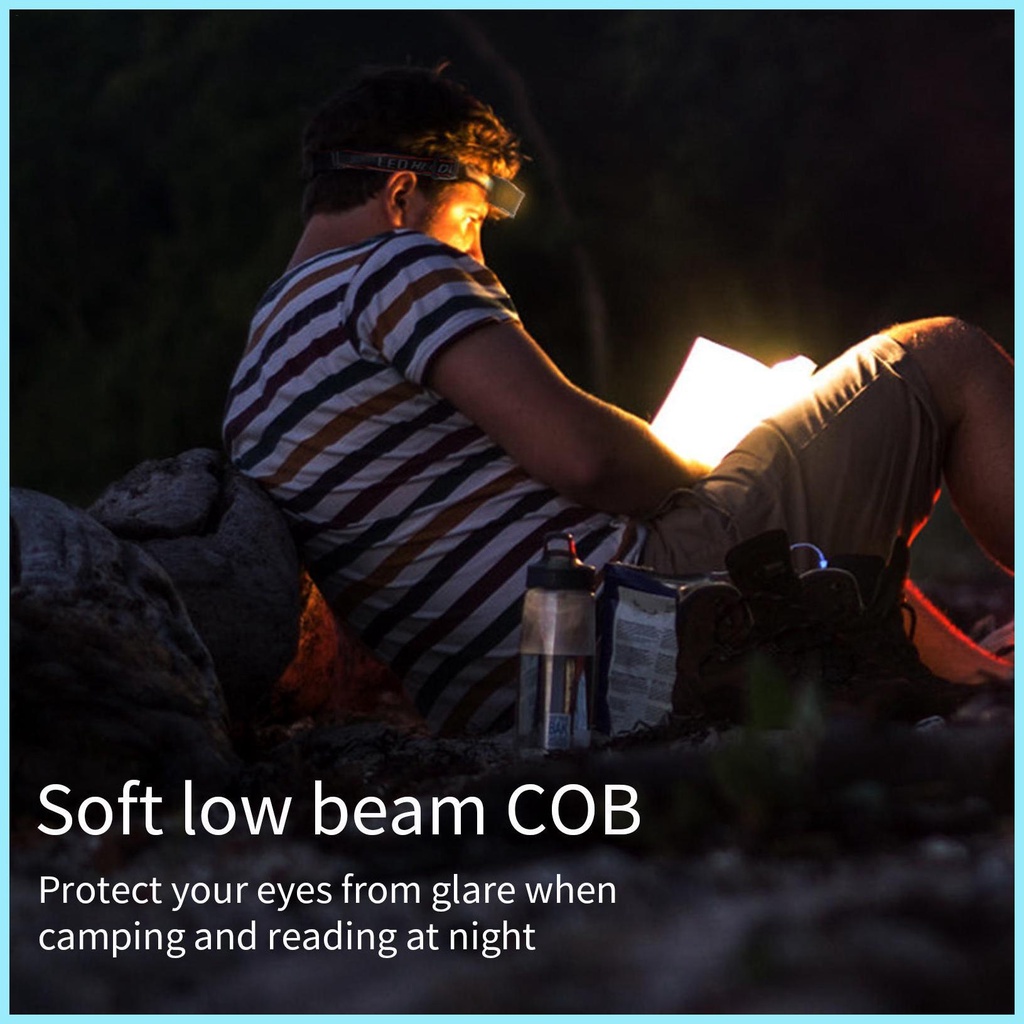 Đèn Pha LED Đeo Đầu Độ Sáng Cao Có Thể Sạc Lại Bằng Cổng USB Chống Nước Cho tdevn