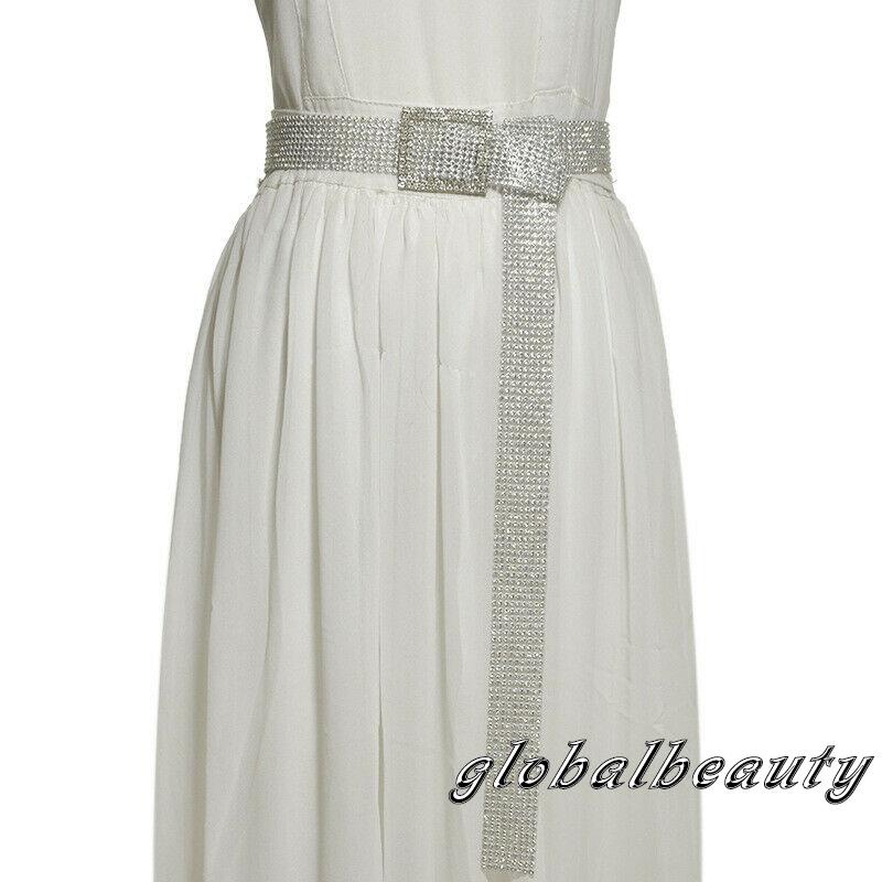 Thắt Lưng Đính Đá Lấp Lánh Kiểu Dáng Sang Trọng Cho Nữ